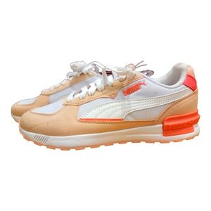 Puma Graviton Shoes, size 7C, pink/orange